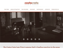 Tablet Screenshot of costacreta.it